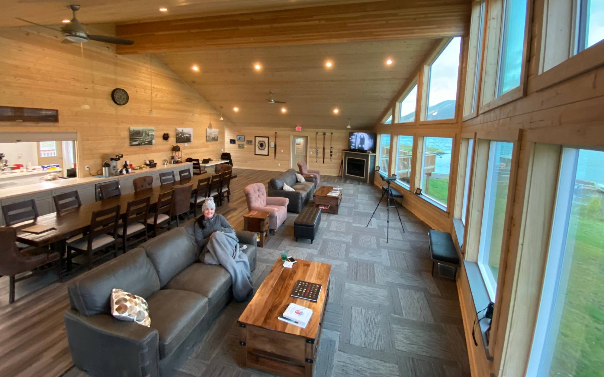 Brown Bear Center Lodge on Kodiak Island, Alaska