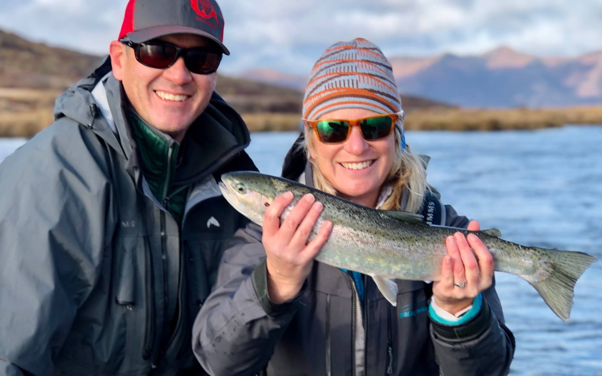 Steelhead fishing on the Karluk River - Kodiak Island, Alaska