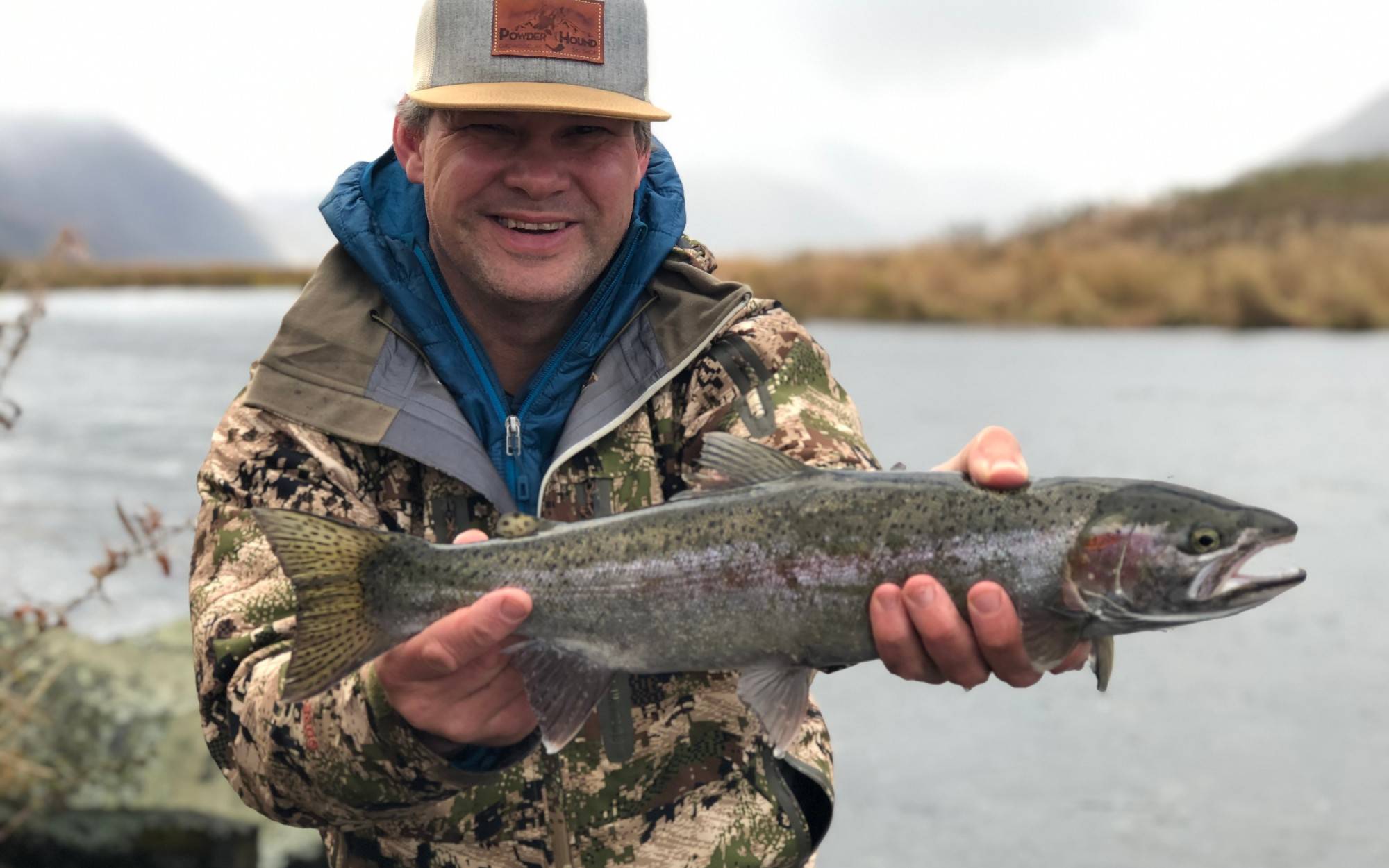 Steelhead fishing on the Karluk River - Kodiak Island, Alaska