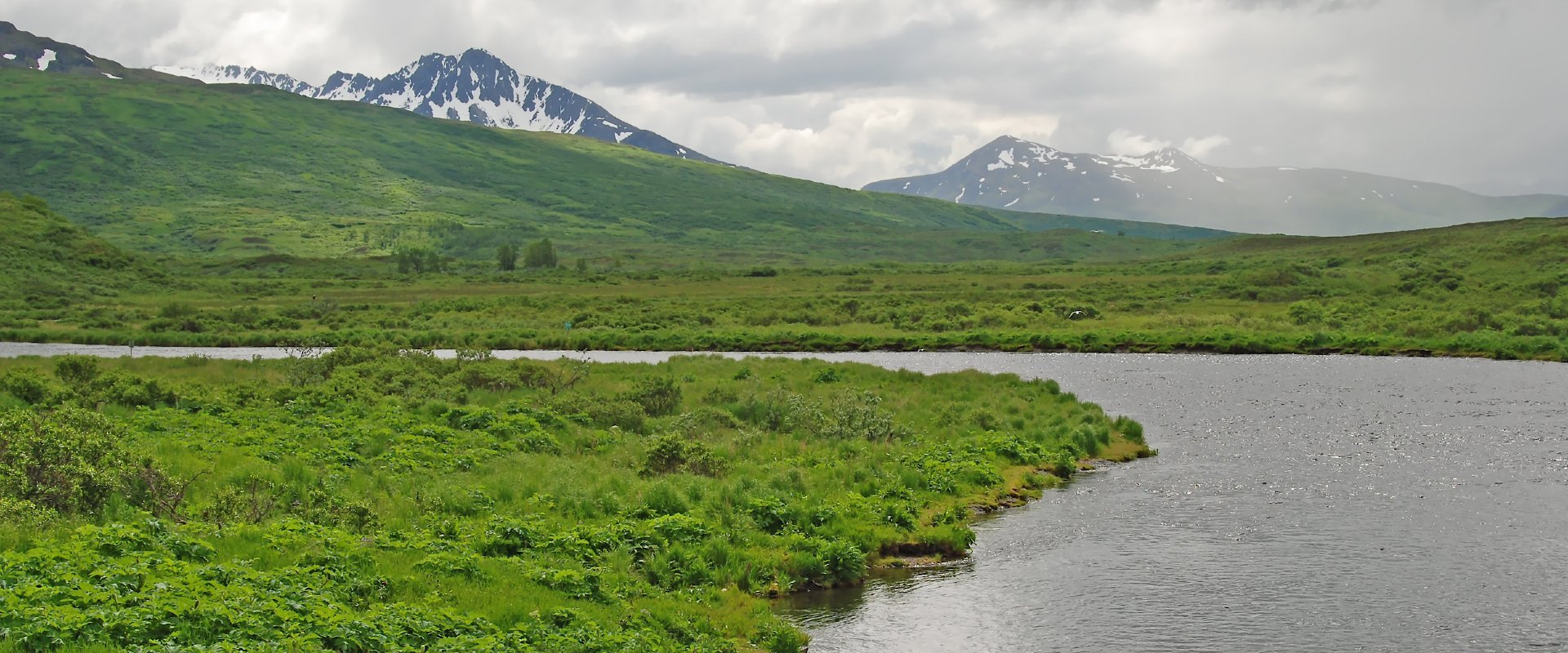 View of the Fraser River on Kodiak Island