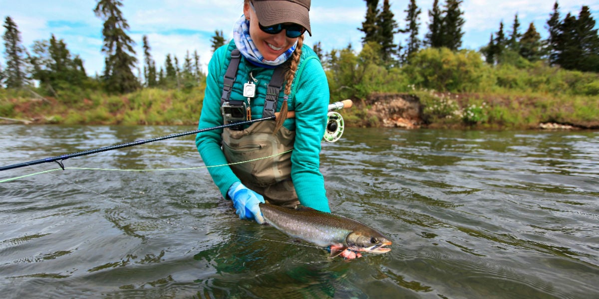 Dolly Varden caught at Angler's Alibi Lodge - Alagnak River, Alaska